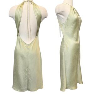 Silk Victoria secret backless slip dress